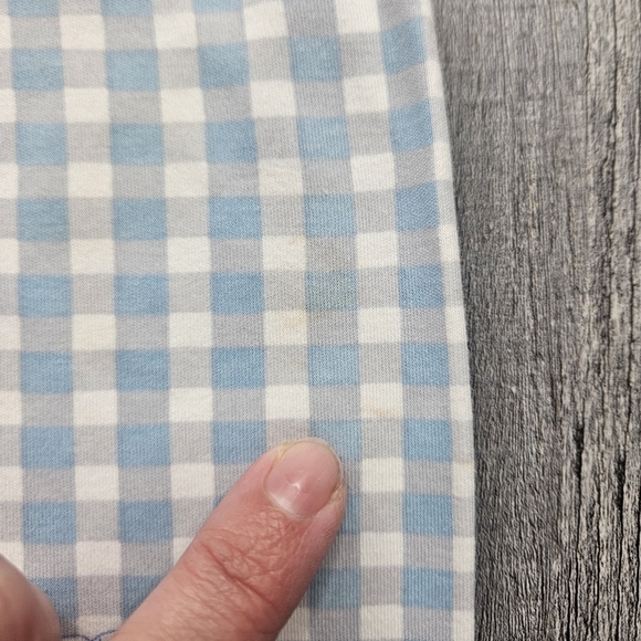 Roller Rabbit Youth PJ Pajama Pants Blue Plaid Size 4 - Picture 2 of 5